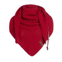 Knitfactory Coco omslagdoek Helder Rood - Verrasjelief