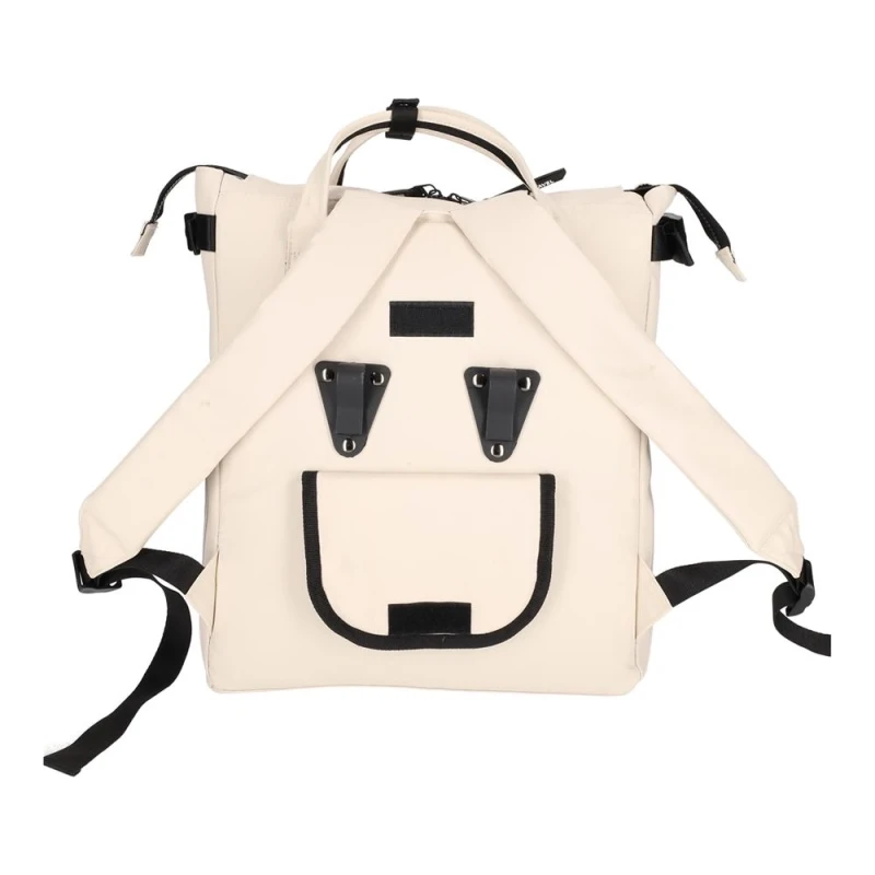 Fiets shopper en rugtas met laptopvak en reflecterende strepen