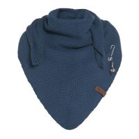Knitfactory Coco omslagdoek Petrol - Verrasjelief