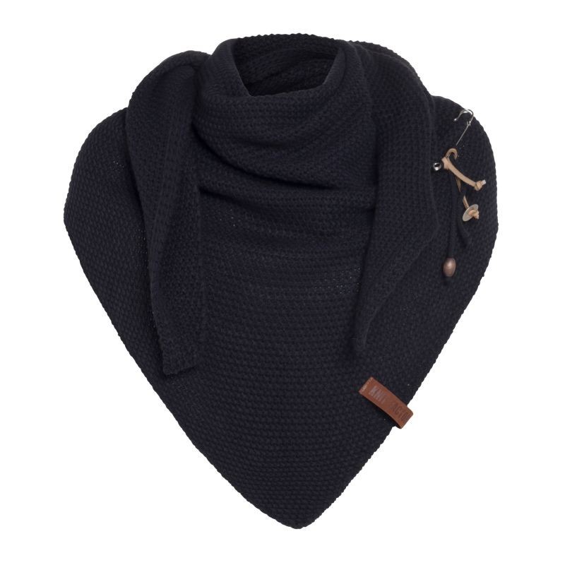 Knitfactory Coco omslagdoek Navy Blauw - Verrasjelief