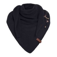 Knitfactory Coco omslagdoek Navy Blauw - Verrasjelief