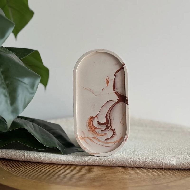 Origineel DIY brievenbuspakket giethars schaaltje Terracotta schaaltje - Verrasjelief