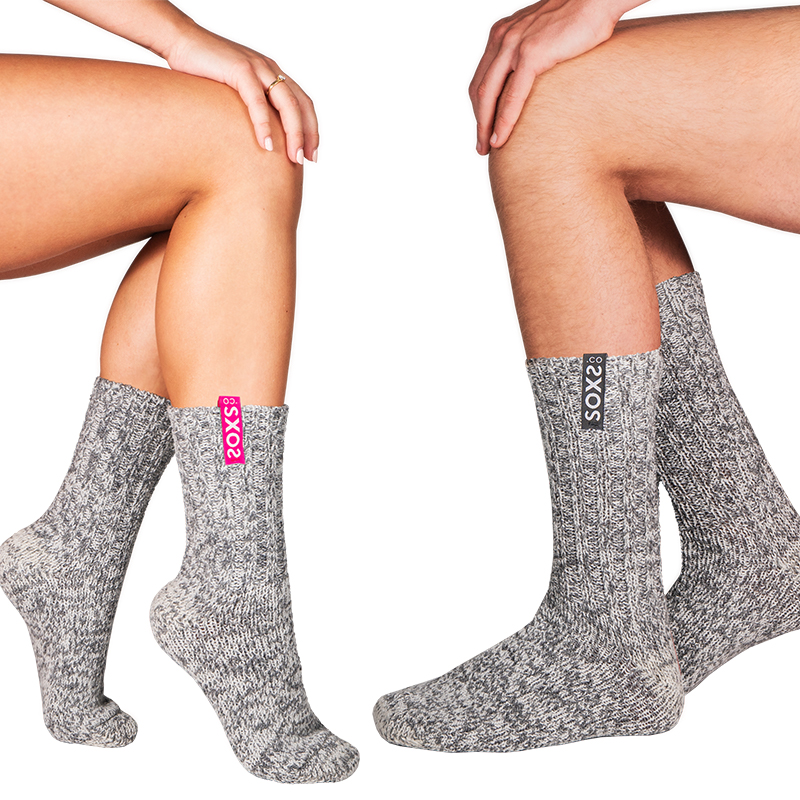 Heerlijk warme schapenwollen Soxs sokken uitverkocht - Giftset: dames- (37-41) en herensokken (42-46)