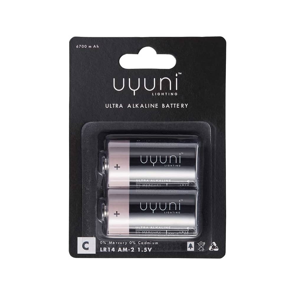 Uyuni LED kaarsen met optionele afstandsbediening Batterijen C 2 pack voor Pillar 7,8 x 10 cm & Pillar 10 x 15,2 cm