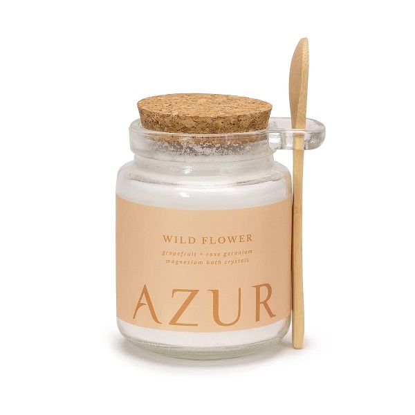 100 % natuurlijk badzout met lepeltje Wild Flower - Verrasjelief
