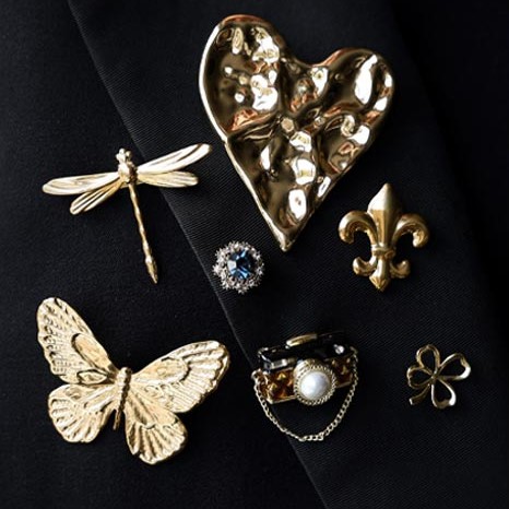 Hippe broches in leuke modellen Klavertje vier