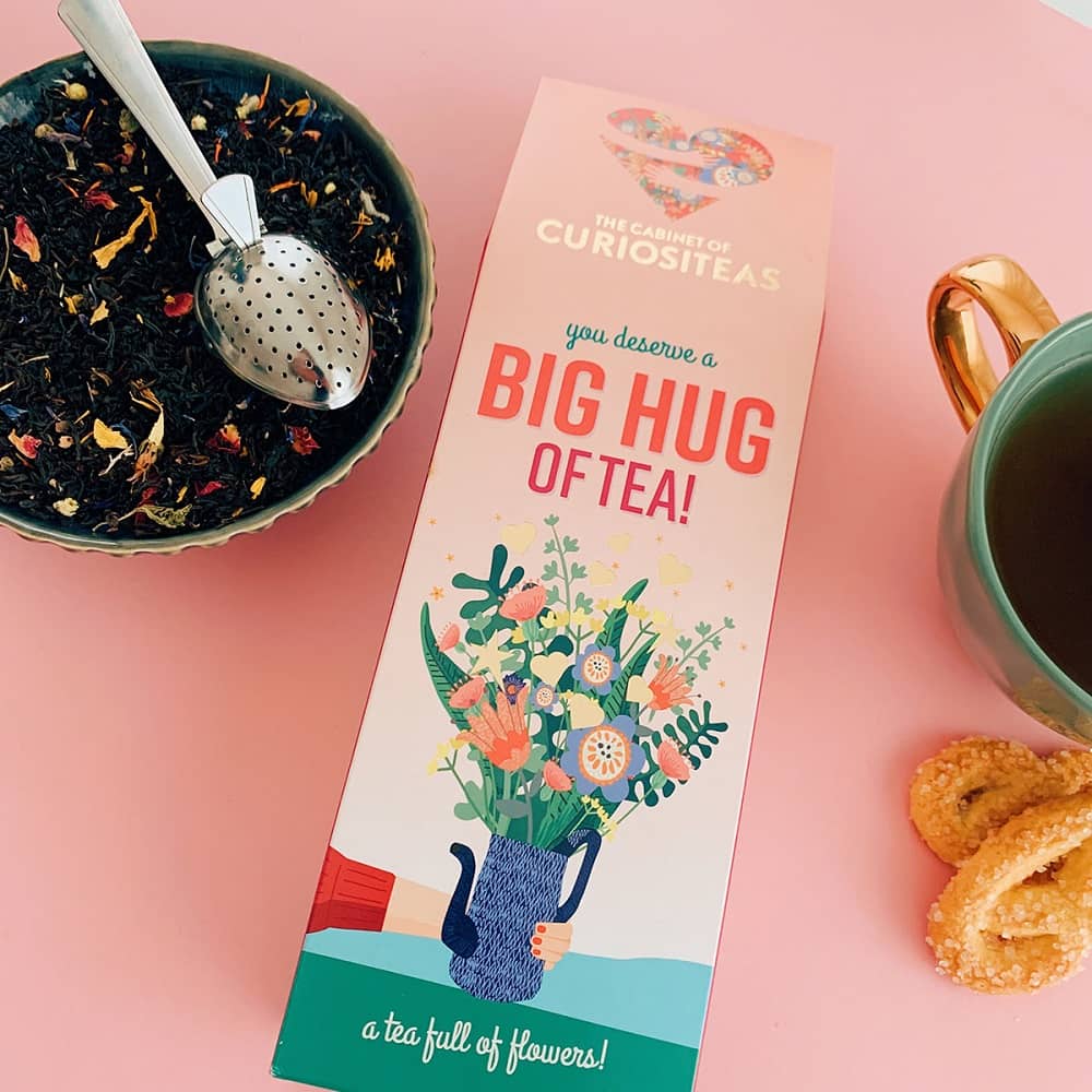 Hartverwarmende "Hug" thee (of Happy Smiles of A cup of Love tea) Tijdelijk uitverkocht - Hug Tea