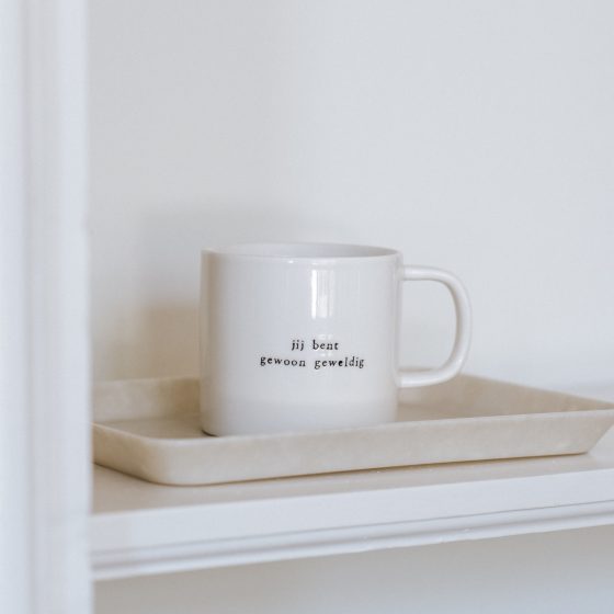 Mokje met tekst Prachtig Mens of Geweldig Jij bent gewoon geweldig - Verrasjelief