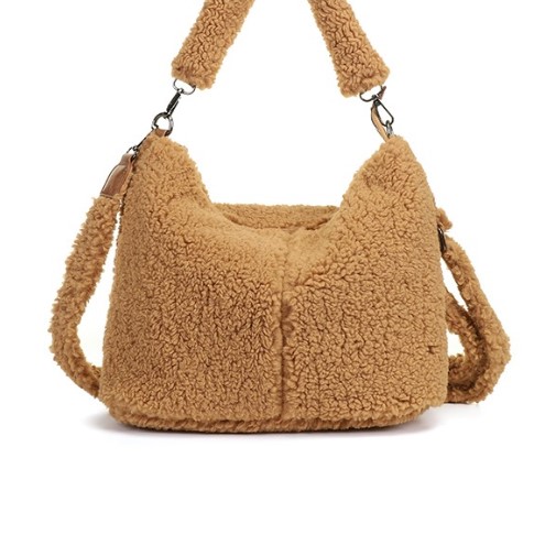 Teddy schoudertas Palma in naturel of camel Camel Teddy