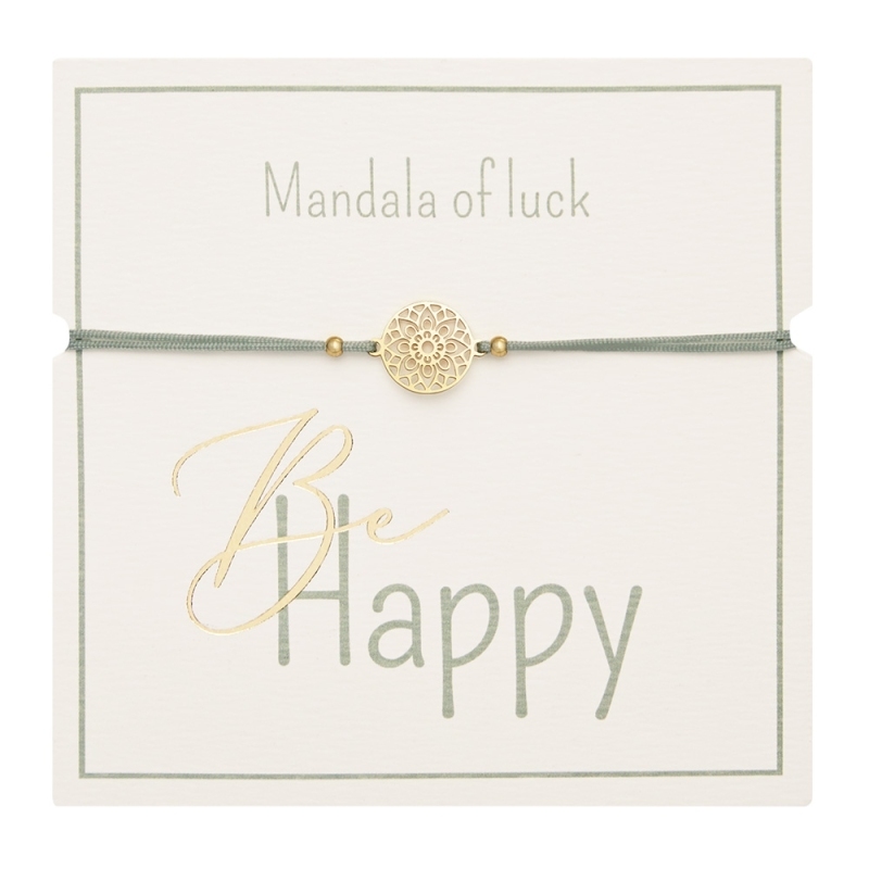 Giftset Gelukswens met een engeltjes armbandje en een beeldje Uitverkocht - Mandala (luck)