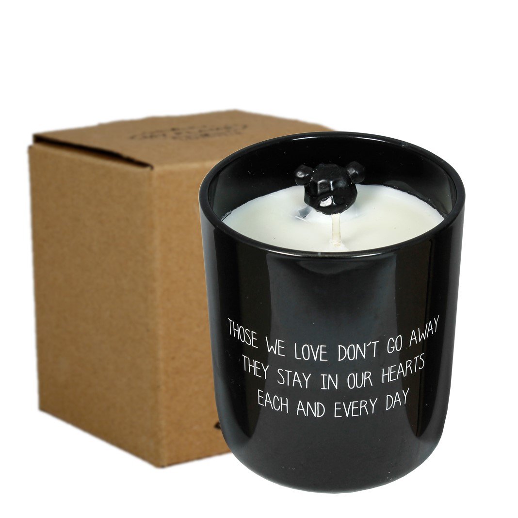 Soja Geurkaars 'Those we Love don't go' Zwart - Verrasjelief