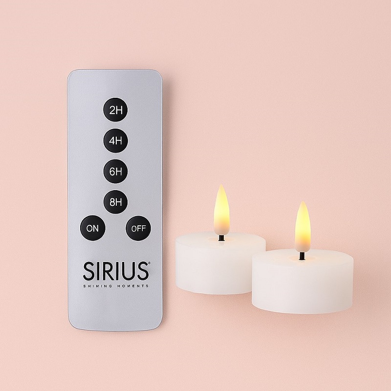 Oplaadbare LED Waxinelichtjes | Set van 2 Oplaadbare Waxinelichtjes met Afstandsbediening - Verrasjelief