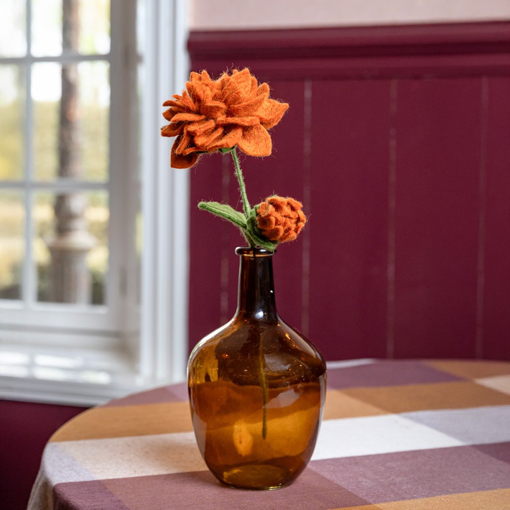 FairTrade Dahlia XL in cognac, okergeel of wijnrood Dahlia XL Cognac - Verrasjelief