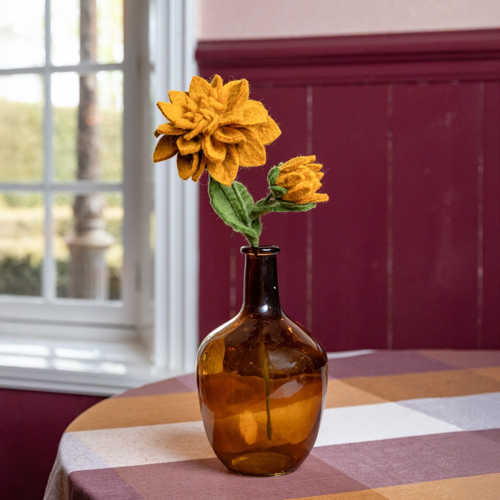 FairTrade Dahlia XL in cognac, okergeel of wijnrood Dahlia XL Okergeel - Verrasjelief