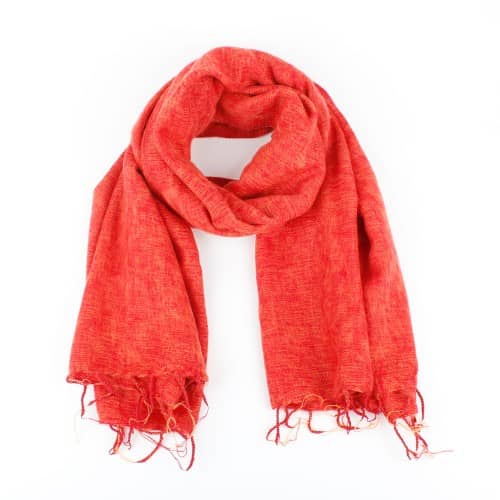 Sjaal met Verhaal Tijdelijk uitverkocht - Warm oranje
