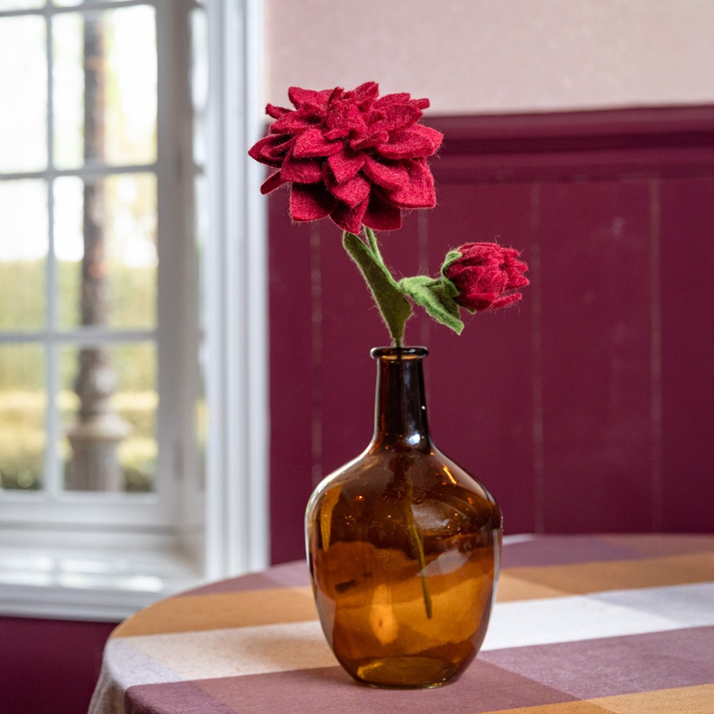 FairTrade Dahlia XL in cognac, okergeel of wijnrood Dahlia XL Wijnrood - Verrasjelief