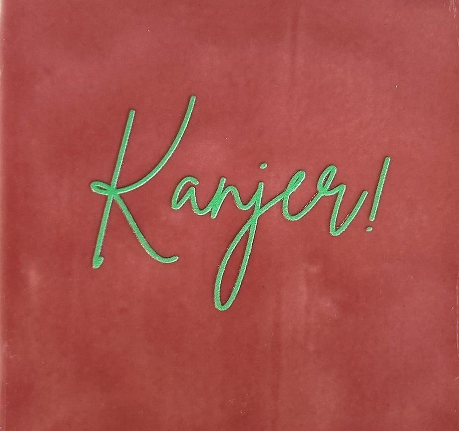 Originele tegeltjes met houten standaardje Kanjer - Verrasjelief