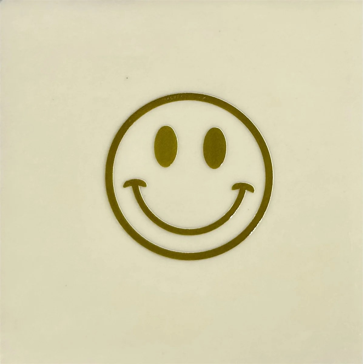Originele tegeltjes met houten standaardje Smiley - Verrasjelief