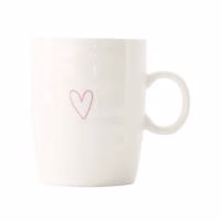 kerstcadeau vrouw - kerstcadeau voor haar - theemok van zusss met roze hartje - Verrasjelief