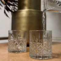 Glazen. Whiskyglazen. Waterglazen. Cadeau. Kado. Cado
