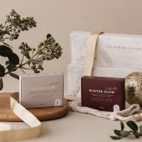 Brievenbus giftset met heerlijke winterse zeep
