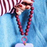 Telefoonkoord met XL kralen - Verrasjelief