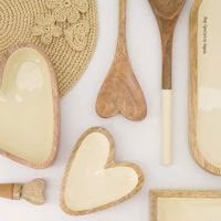 Zusss houten kommetjes Hartje in twee maten - Verrasjelief