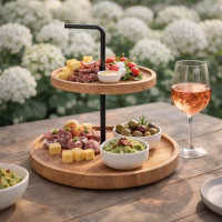 Handige serveertoren van Mangohout - Verrasjelief