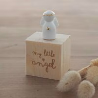 Räder beschermengeltje in houten doosje 'my little angel' - Verrasjelief