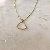 Ketting - gouden ketting - hartje - leuke ketting - trendy - cadeau voor moeder - cadeau voor vrouwen - sieraden - gouden sieraden - ketting hartje - kado voor haar