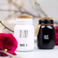 Hart onder de riem steken -  Condoleance cadeau - My Flame - Kaars - Cadeau kaars - Lief cadeau - Sterkte cadeau - Sterkte kado