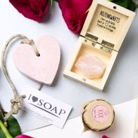 Giftset 'Roze Liefde' - giftset - roze - liefde - zeepje