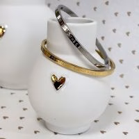 Armband 'I love you to the moon and back' of 'you are one in a million' in zilver of goud - Verrasjelief