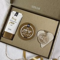 Giftset 'Fijne verjaardag' door de brievenbus met 3 cadeautjes - Verrasjelief