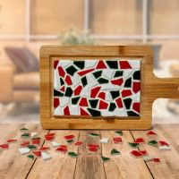 cadeau voor haar, orgineel, Mozaïek, borrelplankje