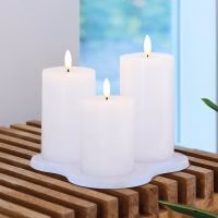 Oplaadbare stompkaarsen | set van 3 - Verrasjelief