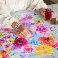Cadeau bloemen - Bloemenpuzzel cadeau - Puzzel Cadeau - Verjaardagscadeau voor haar