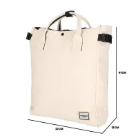 Fiets shopper en rugtas met laptopvak en reflecterende strepen