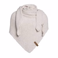 Knitfactory Coco omslagdoek Beige - Verrasjelief
