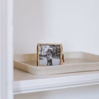 Mini lijstje staand met tekst en ruimte voor foto - Verrasjelief