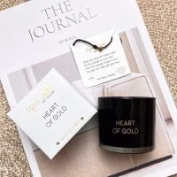 Sojakaars - Geurkaars - Tekst op kaars - Armbandje - Lief - Sfeer - Heart of gold