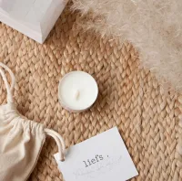 sterkte cadeaus, zakje met kaars, buideltje