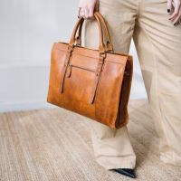 Leren dames laptoptas. Leather Design. UR1215. - Verrasjelief
