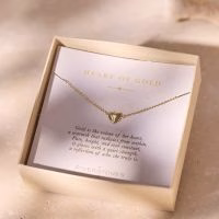 Riverstones Heart of Gold kettinkje. Handgemaakt en verguld.