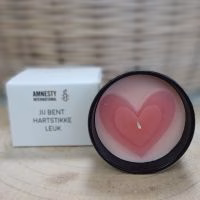 lieve soja geurkaars van my flame warm cashmere biologisch jij bent hartstikke leuk - Verrasjelief