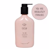 SALE - Heerlijke vegan handzeep met leuke teksten - Verrasjelief