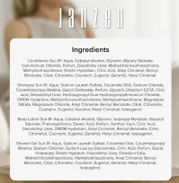 Janzen luxe Travel Sets 'Orange 77' of 'Sun 81'