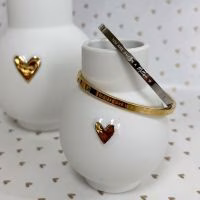 Armband 'I love you to the moon and back' of 'you are one in a million' in zilver of goud - Verrasjelief