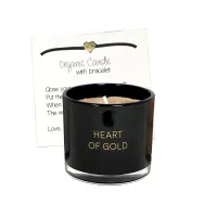 Sojakaars - Geurkaars - Tekst op kaars - Armbandje - Lief - Sfeer - Heart of gold
