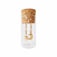 Oorbellen - Sieraden - Gouden sieraden - Gouden oorbellen - Oorbellen ster - Oorbellen maan - Maan en ster - Ster en Maan - Verrasjelief - Trendy sieraden - Cadeau voor vriendin - Cadeau voor dochter - Cadeau voor vrouw